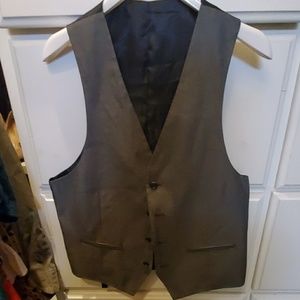Grey suit vest